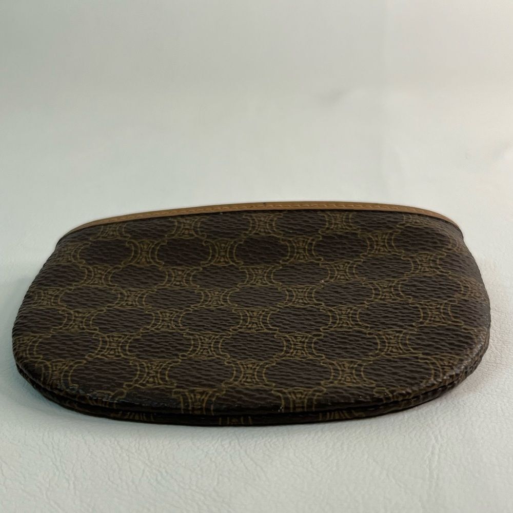 Authentic Vintage Celine Macadamia Blason Coin Purse - Picture 6 of 7